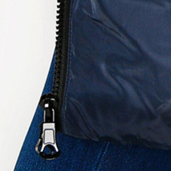 Beinia Valuker women's down puffer parka in Navy blue size medium - Picture 4 of 5